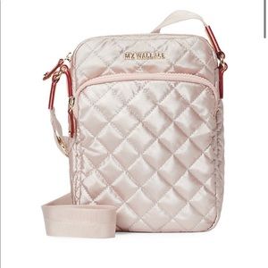 MZ Wallace ROSE GOLD Metro Quilted Crossbody NWT